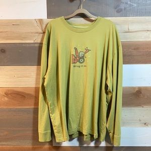 Life is good long sleeve tee size xxl